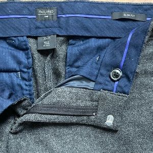 Gap Tailored tweed/grey trousers